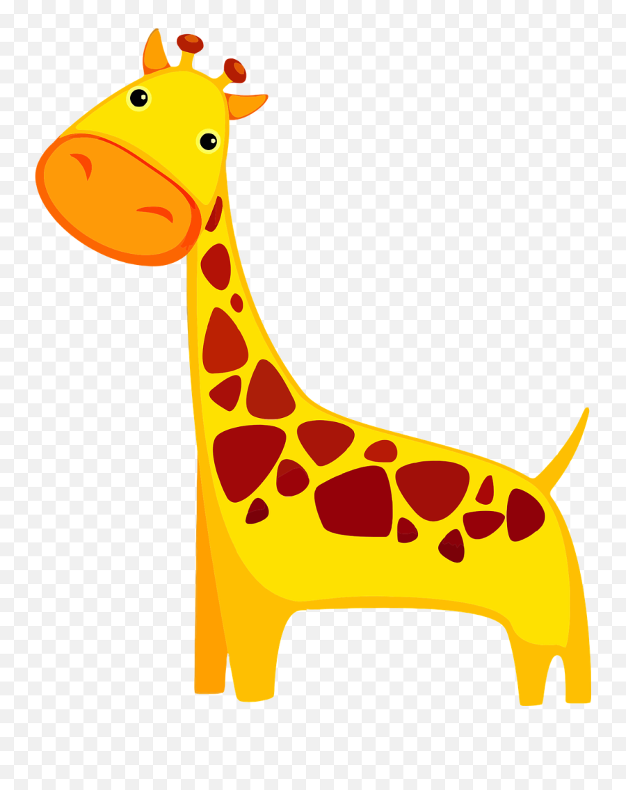 Giraffe Clipart Sad Giraffe Sad - Cute Cartoon Giraffe Png Emoji,Giraffe Emoticon