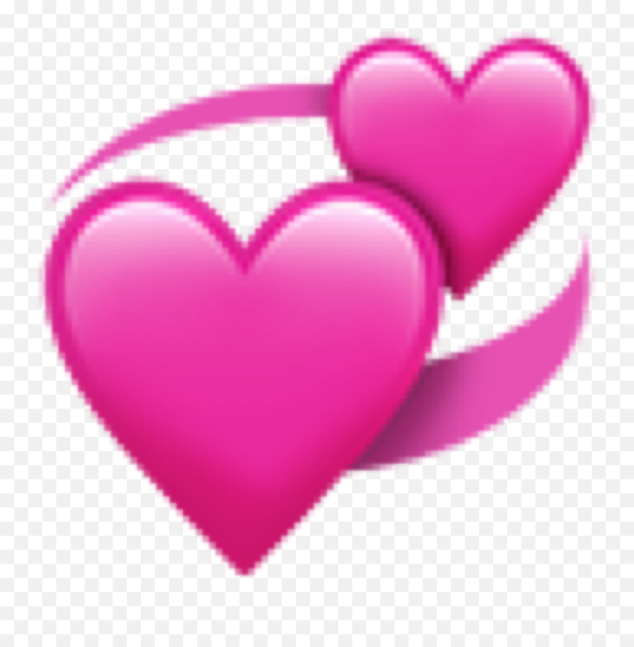 Pink Heart Emoji Iphone Freetoedit - Heart,Emoji Pink Heart