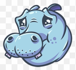 Sticker - Cartoon Emoji,Hippo Emoji
