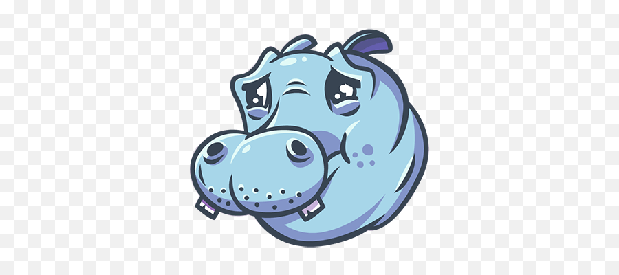 Sticker - Cartoon Emoji,Hippo Emoji