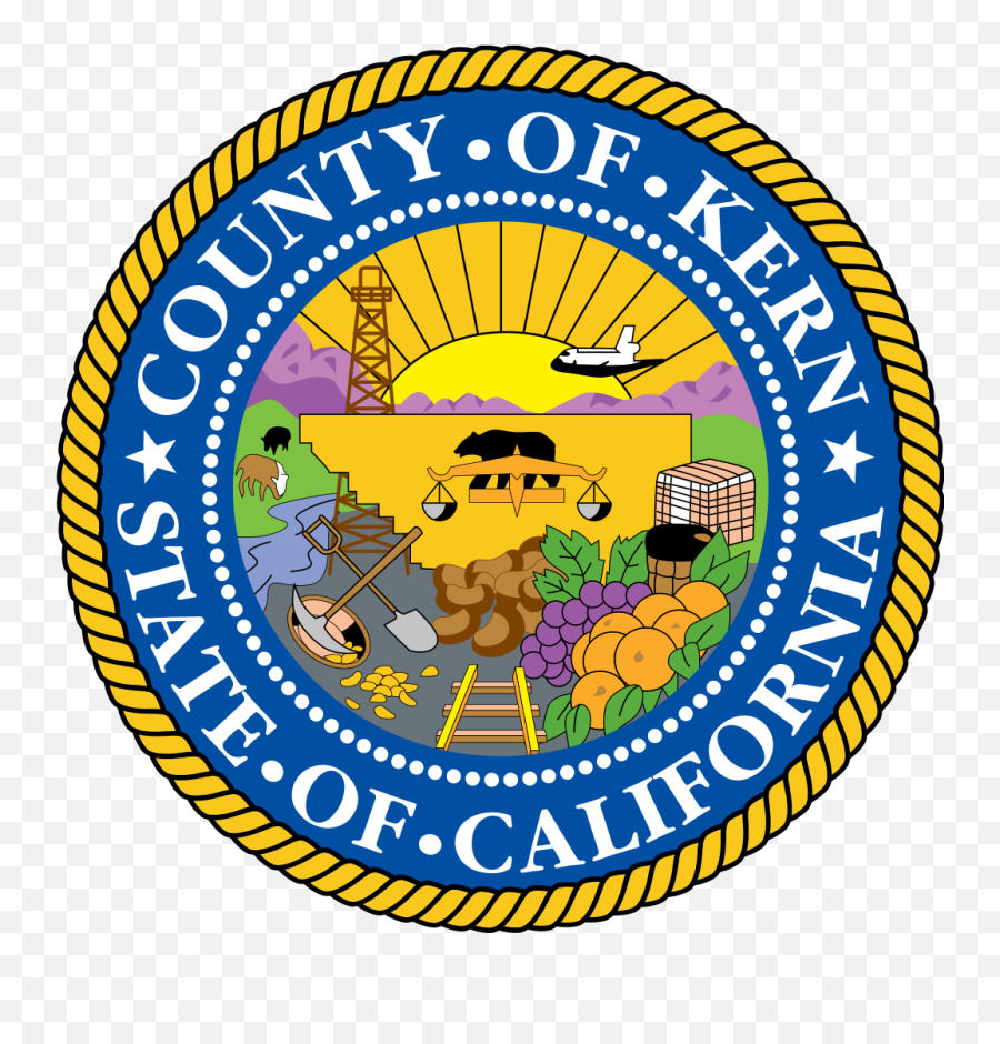 Seal Of Kern County California - Kern California Emoji,California State Flag Emoji