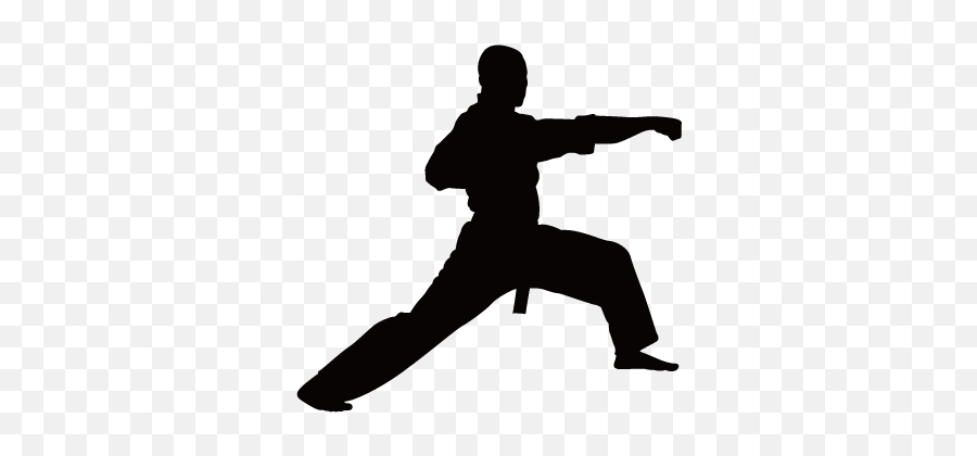 Martial Arts Karate Silhouette Clip Art - Taekwondo Martial Arts Silhouette Emoji,Karate Emoji
