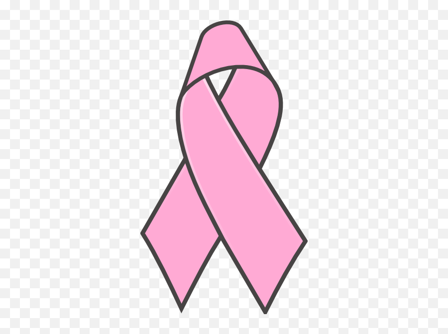Breast Cancer Ribbon 2 Clip Art At Clker Vector Clip Art - Clip Art Breast Cancer Ribbon Transparent Emoji,Breast Emoji