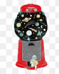 Space Gumball Space Astronaut - Creative Drawing Gumball Machine Emoji,Gumball Machine Emoji