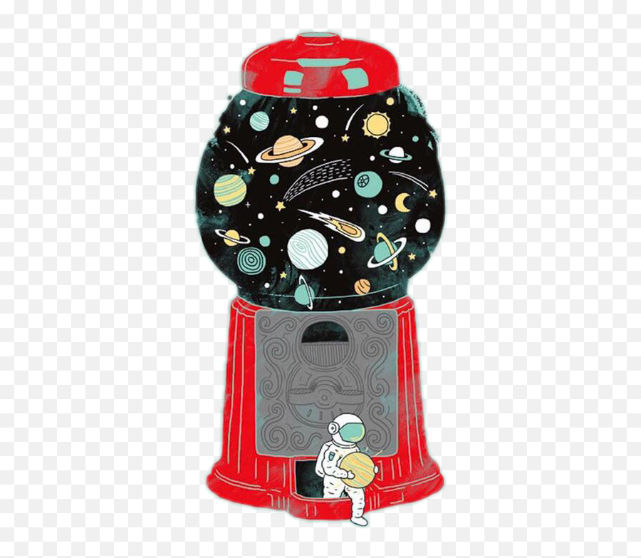 Space Gumball Space Astronaut - Creative Drawing Gumball Machine Emoji,Gumball Machine Emoji