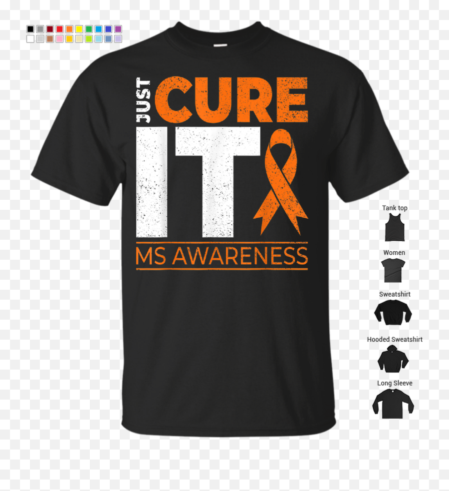 Ms Multiple Sclerosis Awareness Ribbon - Active Shirt Emoji,Awareness Ribbon Emoji