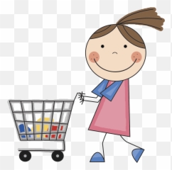 Free Shopping Transparent Download - Going Shopping Clipart Emoji,Emoji Shopping Cart