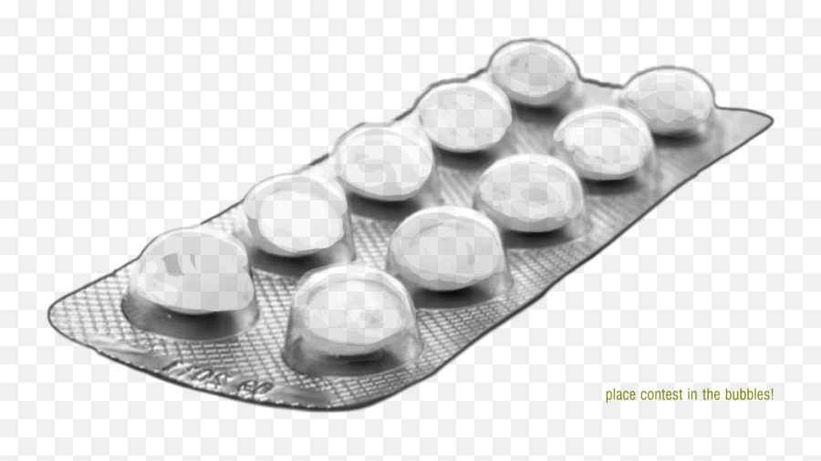 Pills Pill Tablets Empty Template - Pharmacy Emoji,Pill Emoji