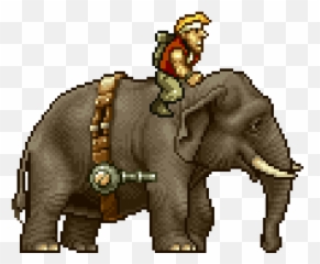 Elephants Stickers For Android Ios - Metal Slug Pixel Animation Emoji,Elephant Emoji