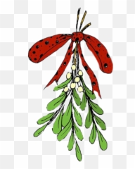 Mistletoe - Clip Art Emoji,Mistletoe Emoji