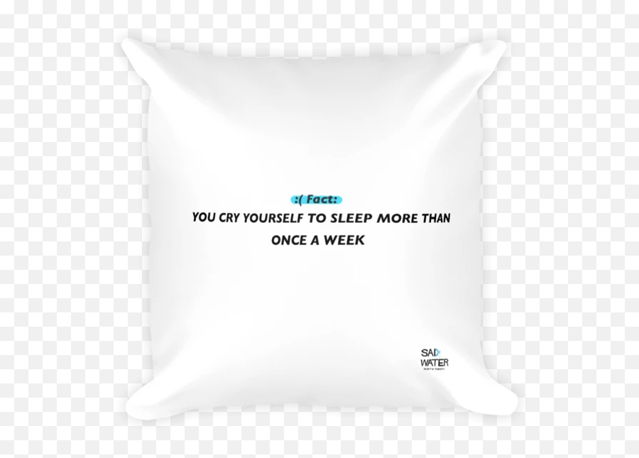 All U2013 Page 2 U2013 Sad Water - Throw Pillow Emoji,Sleeping Emoji Pillow