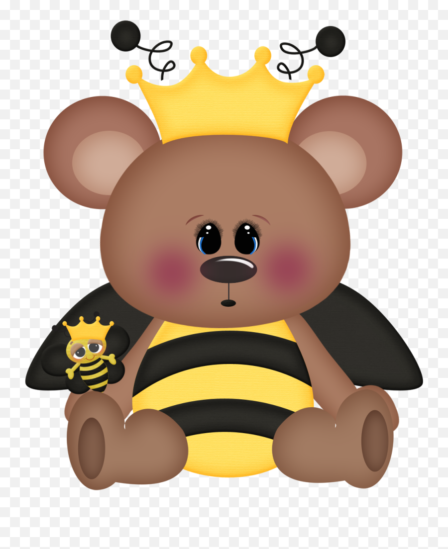 Bee Bear Transparent Png Clipart Free - Bumble Bee Teddy Bear Cartoon Emoji,Bee Minus Emoji
