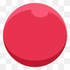Transparent Background Clown Nose Clipart - Circle Emoji