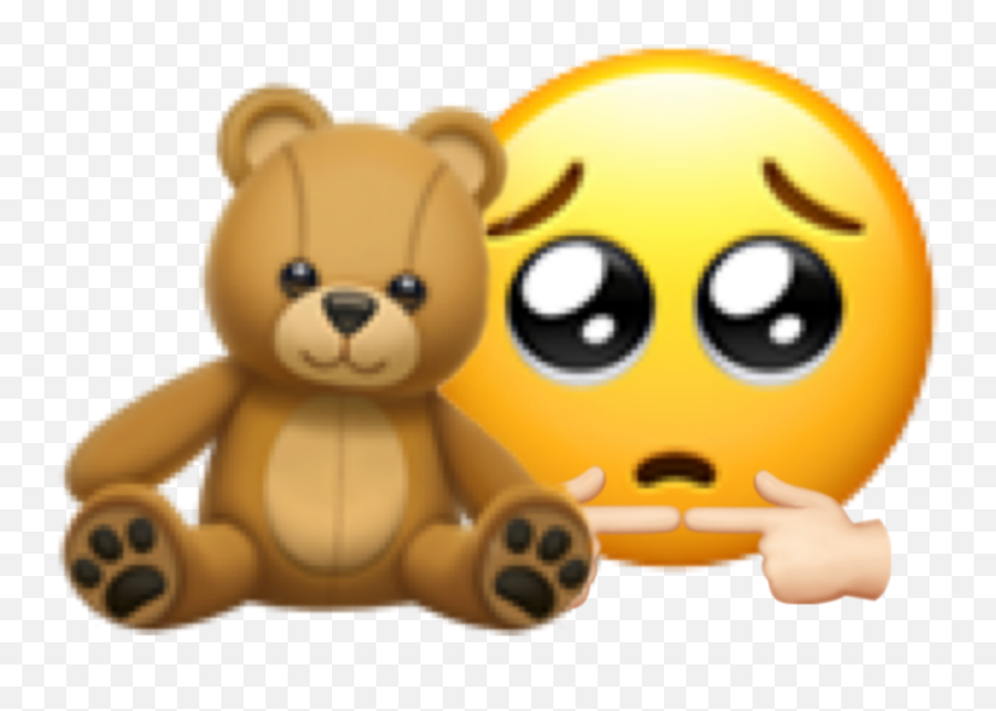 Emoji Iphone When Your Waiting Sticker - Teddy Bear Emoji Png,Emoji Waiting