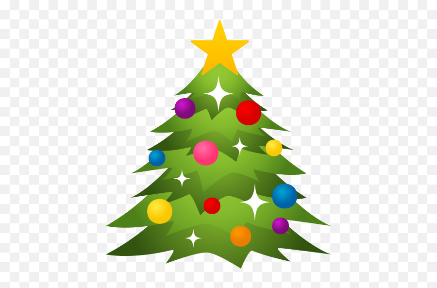 Emoji Christmas Tree Copy And Paste - Decorated Christmas Tree Cartoons,Christmas Emojis