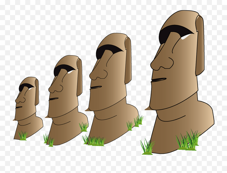 Easter Island Moai Clipart Free Download Transparent Png - Clip Art Emoji,Moyai Emoji