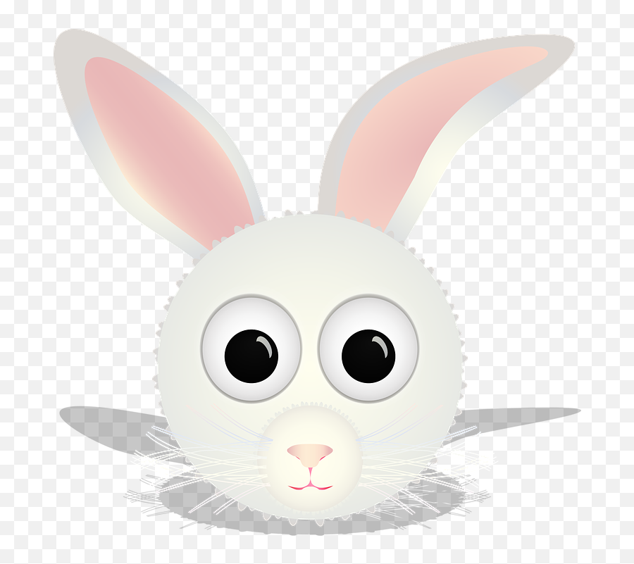Graphic Bunny Smiley - Domestic Rabbit Emoji,Deer Emoji