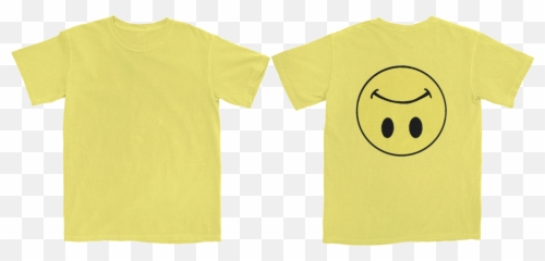 Luv Upside Down Smiley 2020 White - Short Sleeve Emoji