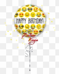 Emoji Birthday - Happy Birthday Smiley Emoji,Birthday Emoji
