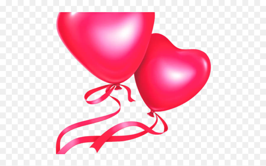 Day Clipart Heart Shaped - Png Clipart Valentine Balloon Emoji,Heart Emoji Balloons