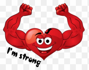 Emotion Heart Sticker - Emoji Strong