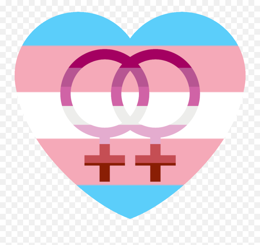 Heart Emoji,Trans Flag Emoji