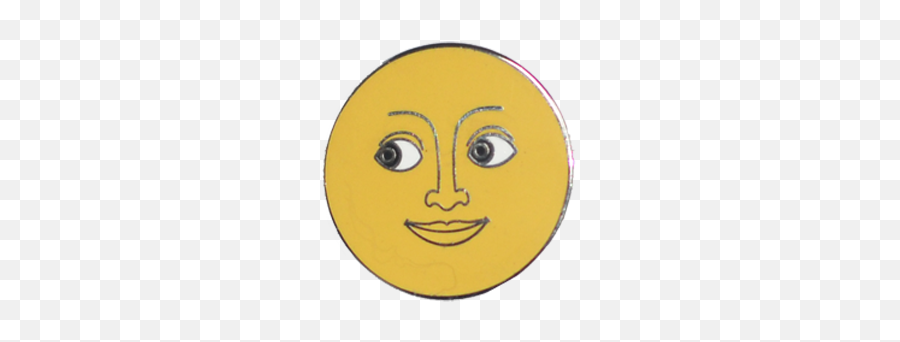 Light Side Of The Moon - Smiley Emoji,Moon Face Emoji