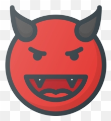 Devil Angel Emoji Emoticon Whatsapp Instagram Snapchat - Devil Purple ...