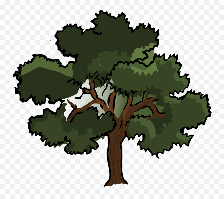 Free Oak Tree Vectors - Oak Tree Clipart Jpg Emoji,Emoticon Names