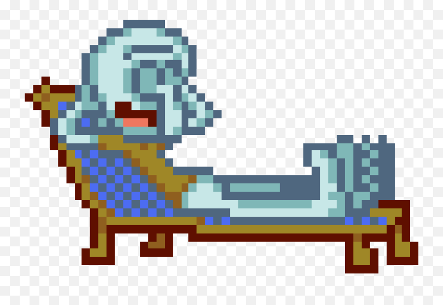 Squidchill - Trident Pixel Art Template Emoji,Sled Emoji