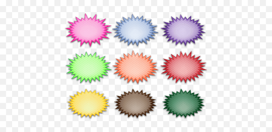 Set Of Blank Bubble Stickers - Blank Bubble Emoji,Blowing Bubbles Emoji