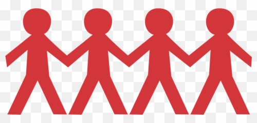 Family Friends Community Group Team - People Holding Hands Clipart Emoji