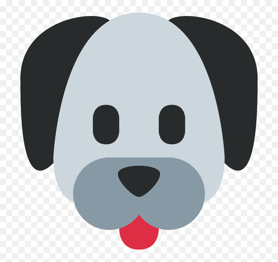 Twemoji2 1f436 - Dog Face Hot Emoji,Hotdog Emoji