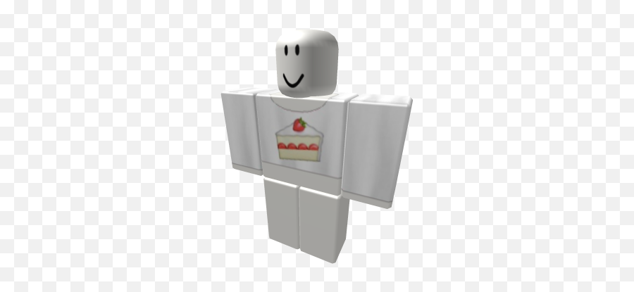 White Cropped Sweater Cake Emoji - Transparent Clothing Roblox Free,Frosting Emoji