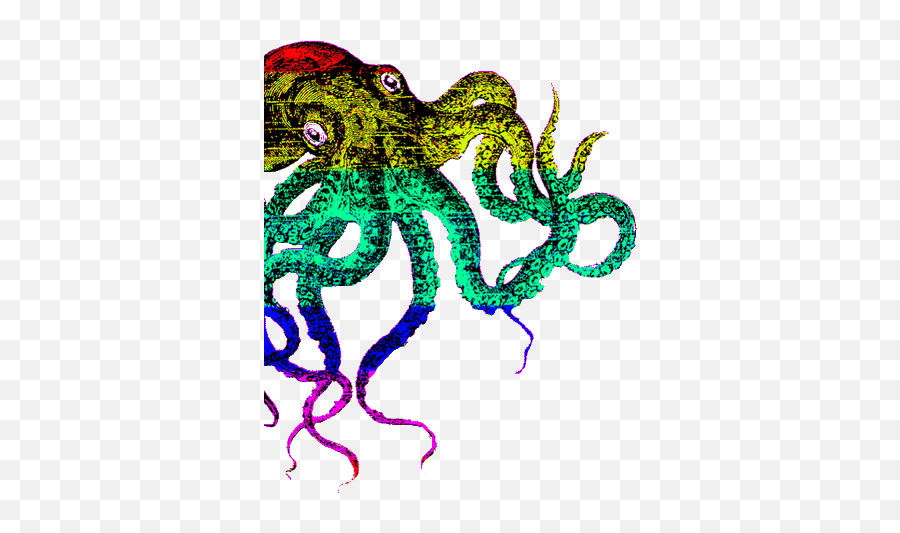 Top Trippy Octopus Stickers For Android - Trippy Gif Art Transparent Emoji,Tripping Emoji