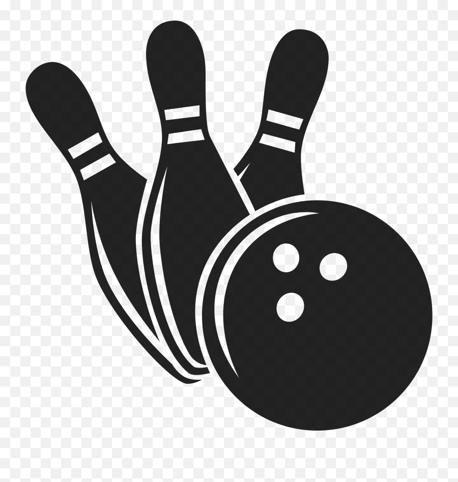 Bowling Pin Strike Bowling Balls Sport - Bowling Pins Silhouette Vector Emoji,Bowling Emoji