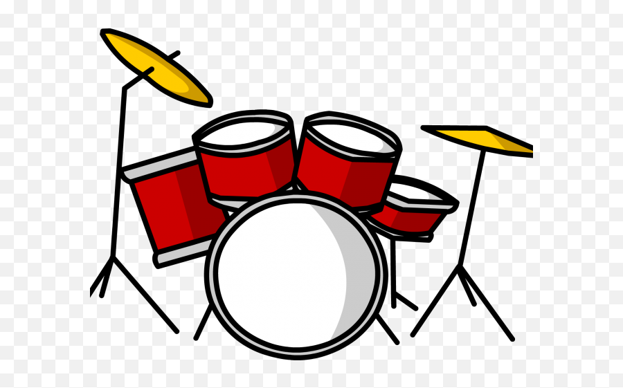 Clipart Ringer - Drum Set Clipart Png Emoji,Drum Set Emoji