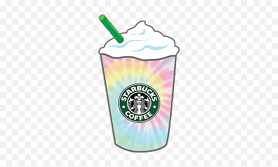 Tumblr Emoji Coffe Frappucino Vintage Hipster Retro Col - Starbucks,Milkshake Emoji