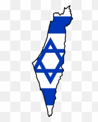 Flag Map Of Israel Palestinian Territories - Png Emoji