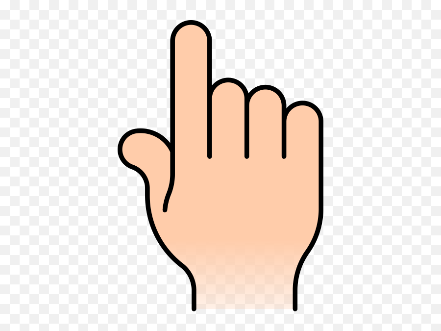 Finger Click Clipart - Finger Pointing Up Clipart Emoji,Finger Snap Emoji