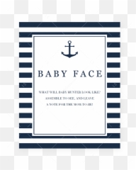 Baby Face Game For Boy Baby Shower - Boy Diaper Raffle Sign Emoji,Emoji Face Templates