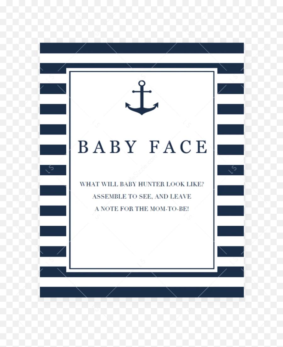 Baby Face Game For Boy Baby Shower - Boy Diaper Raffle Sign Emoji,Emoji Face Templates