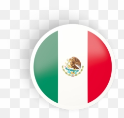 Flag Icon Transparent Png Clipart - Circle Mexico Emoji