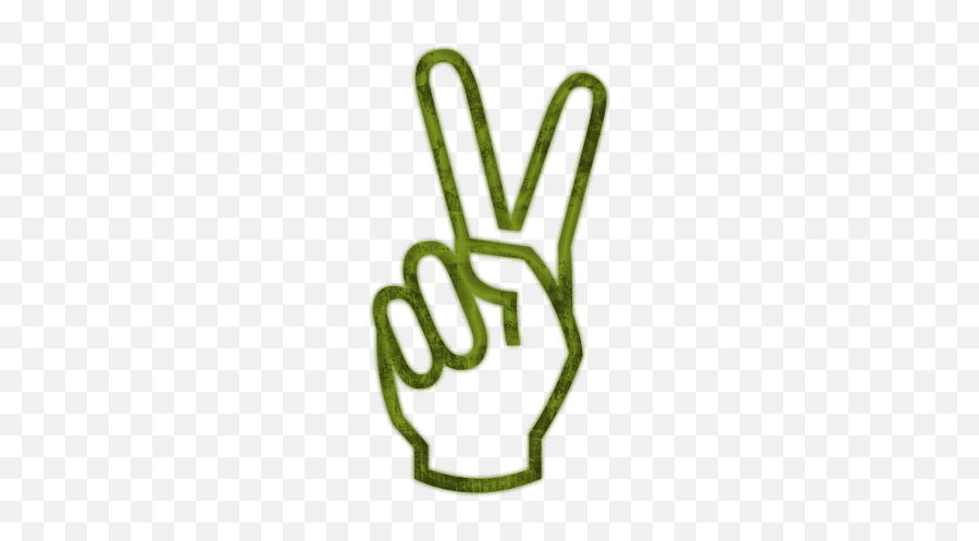 Hand Peace Sign Clipart Kid - Peace Hand Sign Png Emoji,Peace Sign Hand Emoji