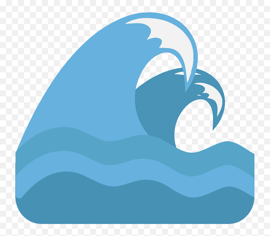 Water Wave Emoji Clipart - Onda Moana Baby Png,Emoji 1001 Milky Way