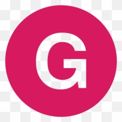 Eo Circle Pink Letter - Bohusläns Museum Emoji