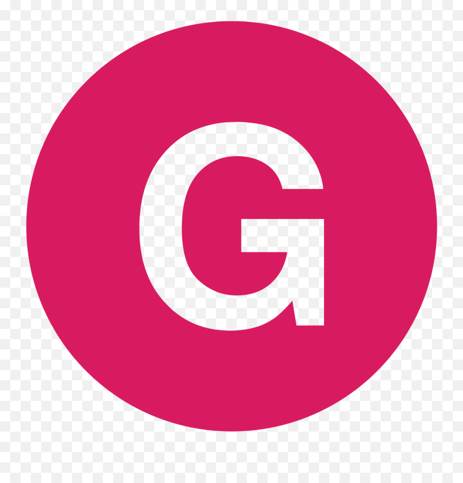 Eo Circle Pink Letter - Bohusläns Museum Emoji,G Emoji