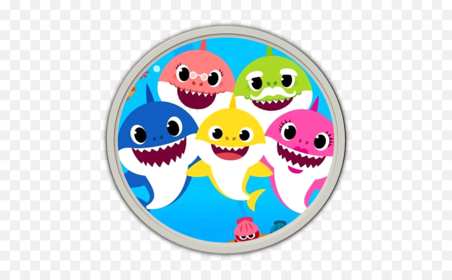 Family Day - Snap Junkies Baby Shark Round Emoji,Shark Emoticon