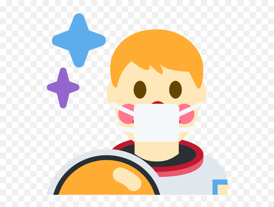 Thinking Astronaut Emoji,Emoji Face Masks