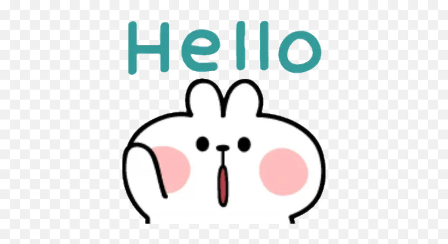 Spoiled Rabbit Emoji With Word Whatsapp Stickers - Stickers Dot,Emoji Bunny